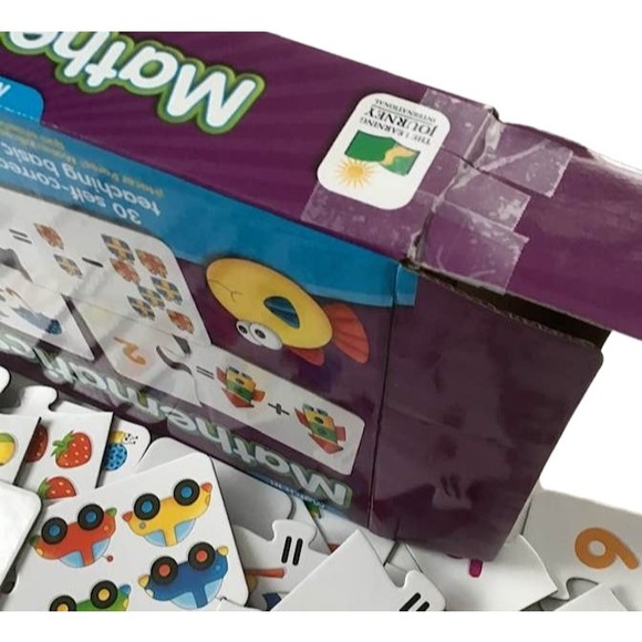 Mathematics Math Match It Game Puzzle Set Skills Add Subtract STEM Basic Ages 3+ - Picture 5 of 5